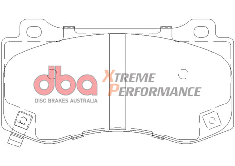 DBA 06-07 Dodge Magnum SRT8 / 06-09 Challenger SRT8 XP650 Front Brake Pads - DB2259XP
