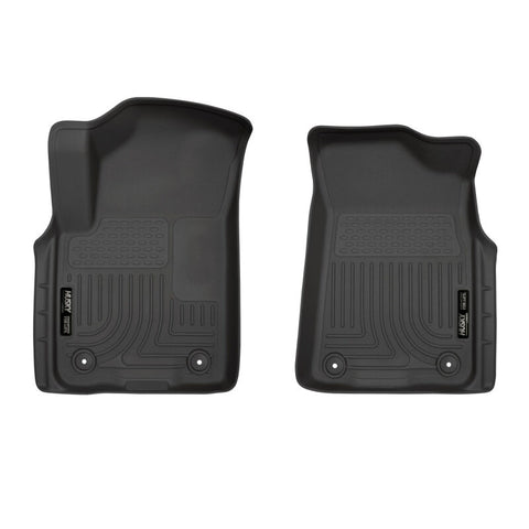 Husky Liners 19-21 Infiniti QX80 / 19-21 Nissan Armada X-act Contour Series Front Floor Liners Black - 55671