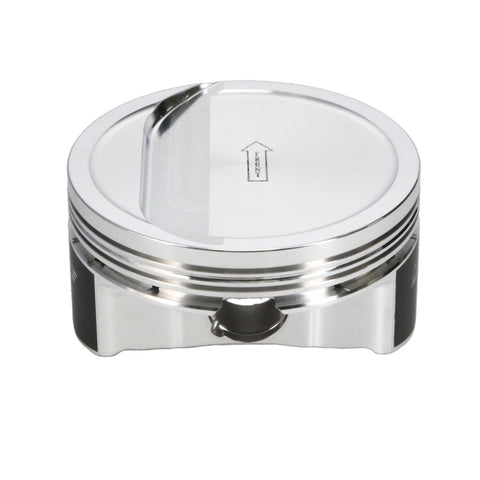 Manley Small Block Chevrolet LS Series 4.130in Bore/-11cc Dish Top Piston Set - 596605C-8