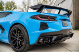 Corsa 20-25 Chevrolet Corvette C8 RWD 4.5in Carbon Fiber Black PVD Tip Kit (For Corsa Exhaust Only) - 21109CFBLK