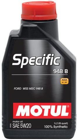 Motul 1L OEM Synthetic Engine Oil SPECIFIC 948B - 5W20 - Acea A1/B1 Ford M2C 948B - 106317