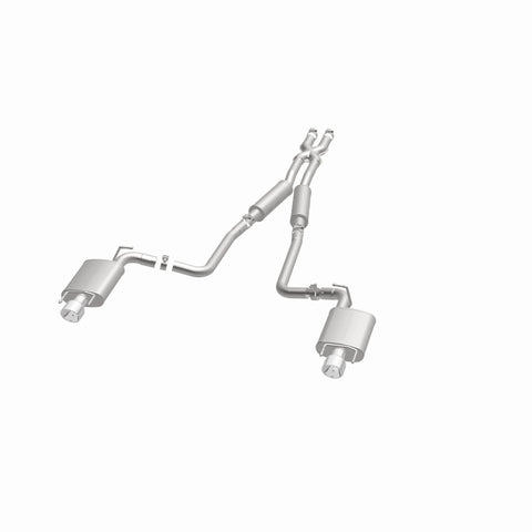 MagnaFlow 10-12 Cadillac CTS V6 3.0L (Exc AWD) Dual Split Rear Exit Stainless Cat Back Perf Exhaust - 15136