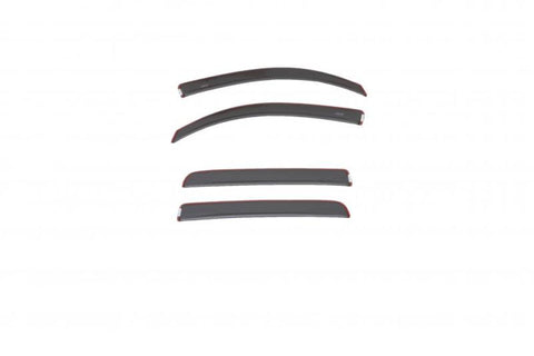 AVS 20-22 Toyota Tacoma Double Cab Low Profile Color Match Ventvisors 4pc - Magnetic Grey Metallic - 994036-1G3