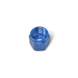 Russell Performance -6 AN Tube Nuts 3/8in dia. (Blue) (2 pcs.) - 660570