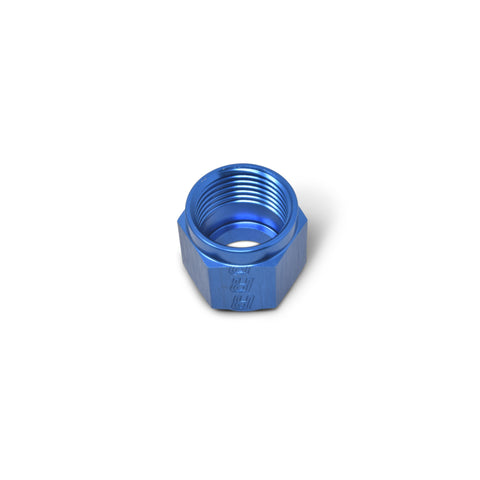 Russell Performance -6 AN Tube Nuts 3/8in dia. (Blue) (2 pcs.) - 660570