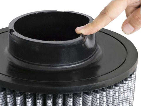 aFe Magnum FLOW Universal Air Filter w/ Pro DRY S Media 4 F x 8-1/2in B x 8-1/2in T x 11in H - 21-90097