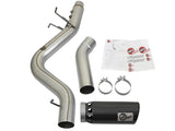 aFe LARGE BORE HD 5in 409-SS DPF-Back Exhaust w/Black Tip 2017 GM Duramax V8-6.6L (td) L5P - 49-44085-B