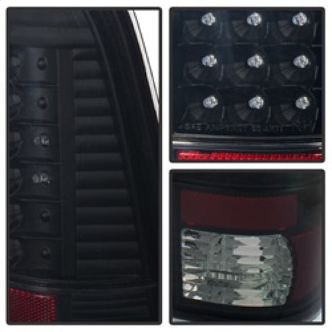 xTune Ford F250/350/450/550 Super Duty 99-07 LED Tail Lights Black Smoke ALT-JH-FF15097-LED-BKSM - 9027642