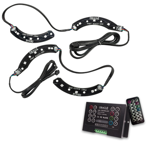 Oracle 14-15 Chevy Camaro RS Headlight DRL Upgrade Kit - ColorSHIFT w/ 2.0 Controller - 2622-333