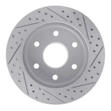 R1 06-10 Hummer H3T Front Right Drilled & Slotted Geo-Carbon Rotor - 830-93000R
