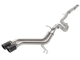 aFe Takeda 2-1/2in to 3in SS-304 Cat-Back Exhaust w/ C/F Tips 13-17 Hyundai Veloster L4-1.6L - 49-37018-C