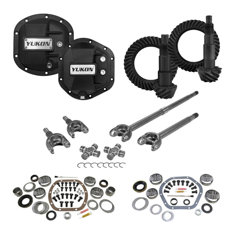 Yukon Master Overhaul Kit Stage 3 Jeep Re-Gear Kit w/Covers Front Axles for Dana 30/44 4.88 Ratio - YGK013STG3