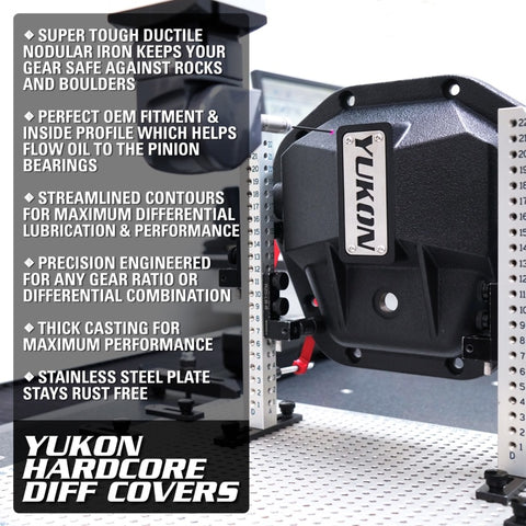 Yukon Gear Hardcore Diff Cover for 8.8in Ford - YHCC-F8.8