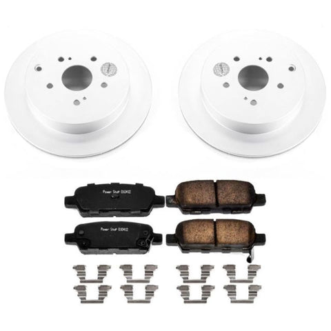 Power Stop 09-13 Suzuki Grand Vitara Rear Z17 Evolution Geomet Coated Brake Kit - CRK6100