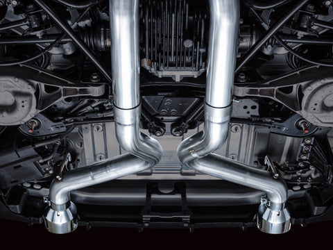 AWE 2023 Nissan Z RZ34 RWD Track Edition Catback Exhaust System w/ Chrome Silver Tips - 3020-32400