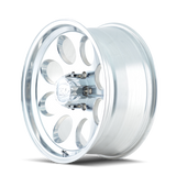 ION Type 171 17x9 / 5x127 BP / 0mm Offset / 83.82mm Hub Polished Wheel - 171-7973P