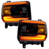 Oracle 14-15 GMC Sierra Headlight DRL Upgrade Kit - ColorSHIFT w/ BC1 Controller - 2450-335