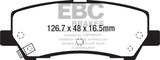 EBC 15+ Ford Mustang 2.3 Turbo Yellowstuff Rear Brake Pads - DP43041R