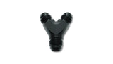 Vibrant -8AN x -6AN x -6AN Y-Adapter Fitting - Aluminum - 10807