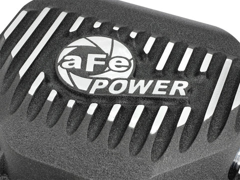 AFE Rear Differential Cover (Black Machined; Pro Series); Dodge/RAM 94-14 Corporate 9.25 (12-Bolt) - 46-70272