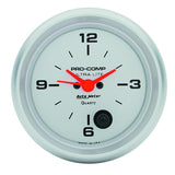Autometer Ultra-Lite 66.7mm 12V Short Sweep Electronic Clock - 4485