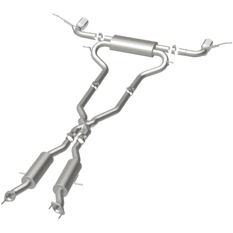MagnaFlow Cat-Back SS 2.5in Dual Split Rear 4in Black Tip 11-16 Jeep Grand Cherokee 5.7L V8/3.6L V6 - 19216