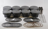 Mahle MS Piston Set BBC Mar 509ci 4.50in Bore 4in Stroke 6.135in Rod 0.990 Pin -3cc 9.0 CR Set of 8 - 930077100