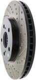 StopTech 02 Lexus ES 250/300/330/350 / 05-07 Toyota Avalon Slotted & Drilled Left Front Rotor - 127.44125L