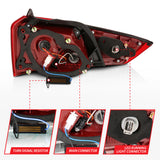 ANZO 14-18 Chevrolet Impala LED Taillights Red/Clear - 321346