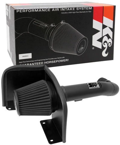 K&N 09-13 Chevy Silverado 1500/Avalanche/Suburban / 09-13 GMC Yukon Black Perf Intake Kit - 71-3070