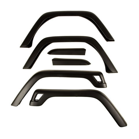 Omix 6-Piece Fender Flare Kit- 97-06 Jeep Wrangler - 11603.11