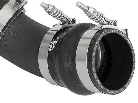aFe BladeRunner 3in/3-1/2in Black Intercooler Tubes Hot/Cold 2017 GM Diesel Trucks V8 6.6L (td) L5P - 46-20334-B
