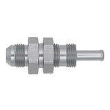 DeatschWerks 8AN Male Flare to Straight 5/16in Single Hose Barb - Anodized DW Titanium - 6-02-0743