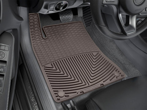 WeatherTech 14-15 Mercedes-Benz CLA/GLA-Class Front Rubber Mats - Cocoa - W402CO
