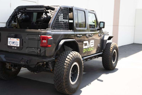 DV8 Offroad 18-23 Jeep Wrangler JL 4 Door FS-15 Series Rock Sliders - SRJL-07