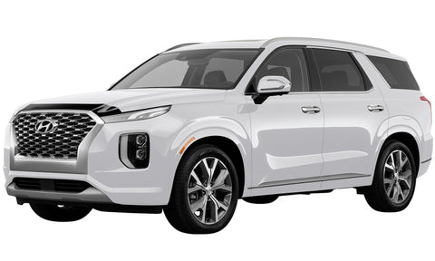 AVS 20-23 Hyundai Palisade Aeroskin Low Profile Hood Shield - Smoke - 322159