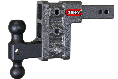 Gen-Y Mega Duty 2in Shank 5in Drop 2K TW 16K Hitch w/GH-051 Dual-Ball - GH-513