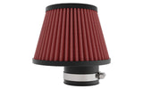 K&N Universal Clamp-on Air Filter 2in Flange ID 5-3/16in Base 3-1/2in Top 3-11/16in Height w/ Vent - RU-9920