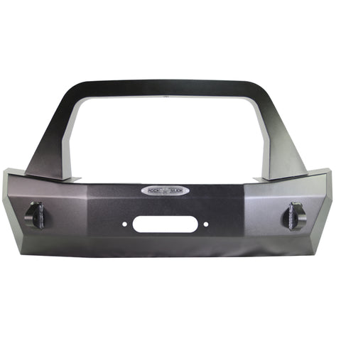 Rock Slide 18-22 Jeep JL 2-4 Door Rigid Shorty Front Bumper / Complete With Winch Plate - FB-S-100-JL