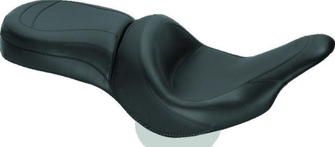 Mustang 11-19 Kawasaki Vulcan 1700 Vaquero Standard Touring 1PC Seat - Black - 76287