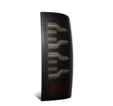 AlphaRex 09-18 Dodge Ram Luxx-Series LED Tail Lights Alpha-Black w/ Activation Light & Seq. Signal - 640003