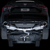 AWE Tuning 22+ Honda Civic Si/Acura Integra Touring Edition Catback Exhaust - Dual Chrome Silver Tip - 3015-32331