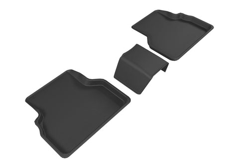 3D MAXpider 2015-2018 Audi Q3 Kagu 2nd Row Floormats - Black - L1AD03921509