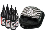 aFe Power Front Diff Cover w/ 75W-90 Gear Oil 5/94-12 Ford Diesel Trucks V8 7.3/6.0/6.4/6.7L (td) - 46-70082-WL