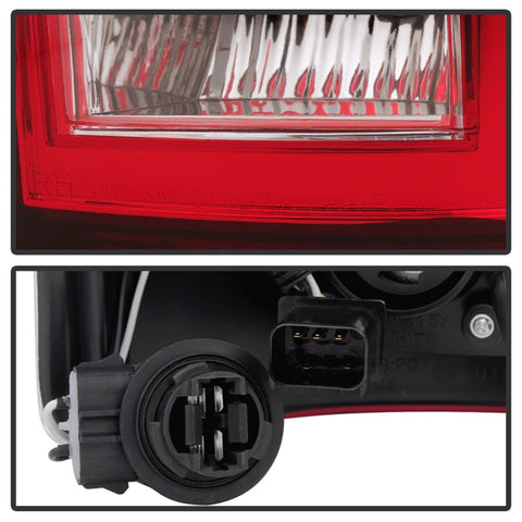 xTune Dodge Ram 02-06 1500 / Ram 2500/3500 03-06 LED Tail Light Red Clear ALT-JH-DR02-LED-RC - 5072993