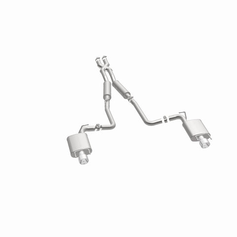 MagnaFlow 10-12 Cadillac CTS V6 3.0L (Exc AWD) Dual Split Rear Exit Stainless Cat Back Perf Exhaust - 15136