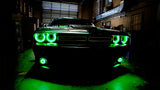 Oracle Dodge Challenger 15-21 WP LED Fog Halo Kit - White - 1236-001