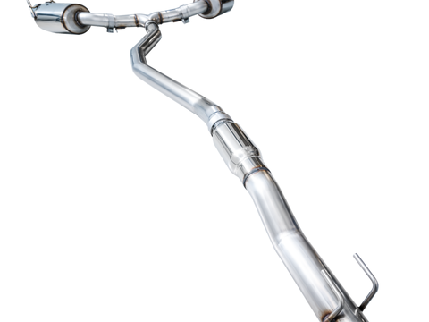 AWE Tuning 22+ Honda Civic Si/Acura Integra Track Edition Cat-Back Exhaust - Dual Chrome Silver Tips - 3020-32331