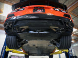 aFe MACH Force-Xp 3in to 2-1/2in 304SS Cat-Back (No NPP) 2020 Chevy Corvette (C8) 6.2L - Carbon Tip - 49-34127-C