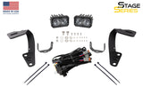 Diode Dynamics 10-21 Toyota 4Runner SS3 LED Ditch Light Kit - Pro White Combo - DD6748